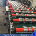 15KW GCr15 quenching process umbrella type passive feeding manual tensing highway guardrail roll forming machine